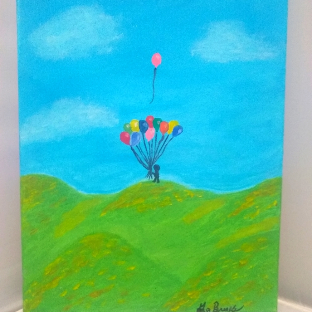 🎁Oil Painting "Up and Away"